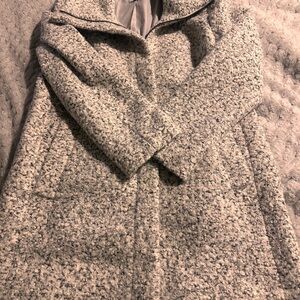 LOFT Women's Cream Teddy Jacket